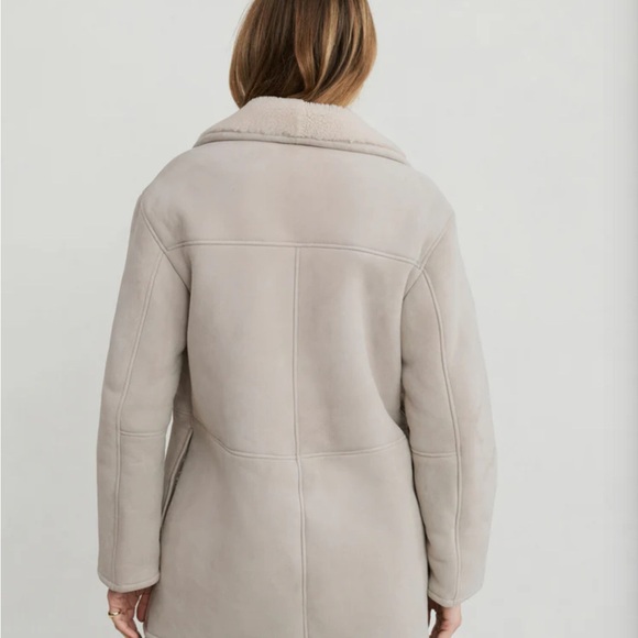 Jenni Kayne Women's Aspen Shearling Coat Size Small - Picture 4 of 12